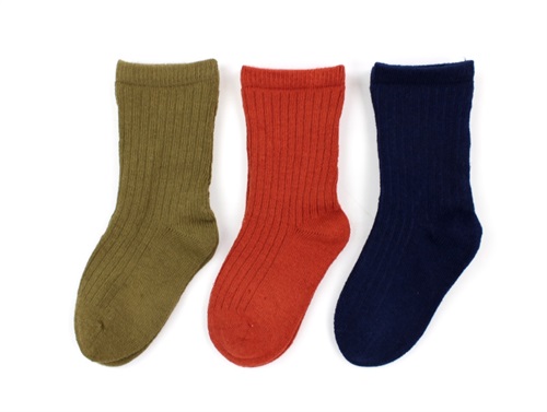 Noa Noa Miniature socks green/Orange/navy Art multicolour (3-Pack)