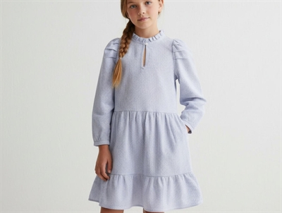 Sofie Schnoor Girls dress Fantasia blue stripes
