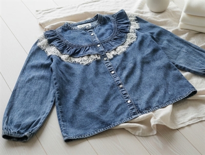 Sofie Schnoor Girls denim shirt blue