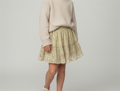 Sofie Schnoor Girls skirt Adrianne yellow flower