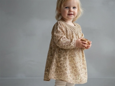 Petit by Sofie Schnoor dress Melina light beige flowers