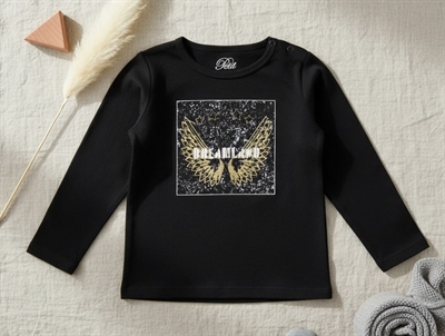 Petit by Sofie Schnoor t-shirt black/gold