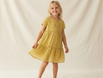 Sofie Schnoor Girls dress Izma yellow flower