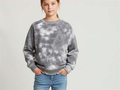 Sofie Schnoor Girls sweatshirt grey tie dye