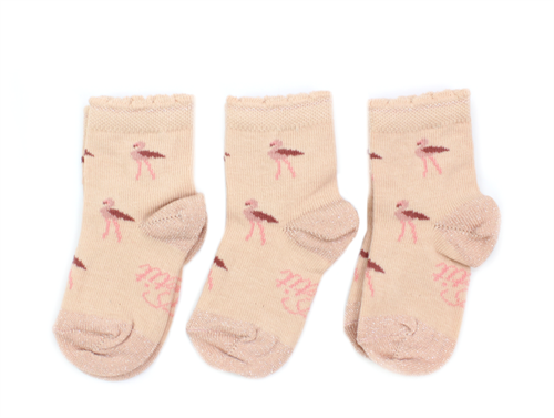 Petit by Sofie Schnoor socks cameo rose flamingo (3-pack)
