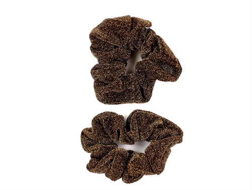 Petit by Sofie Schnoor hair elastics brown glitter (2 bodys)