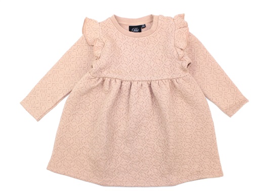Petit by Sofie Schnoor sweater dress light rose glitter