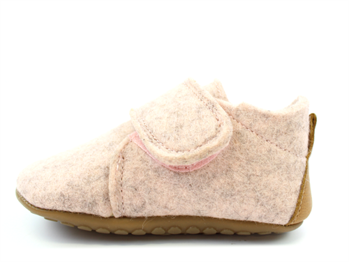 Pom Pom slippers rose wool