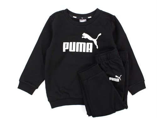 Puma sweatshirt and pants minicats crew jogger cotton black