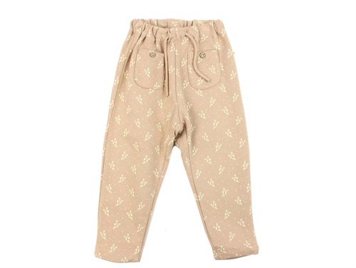 Lil Atelier nougat floral sweatpants