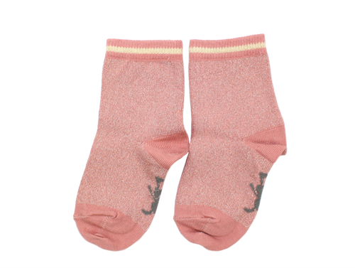 Small Rags socks Grace dusty rose glitter