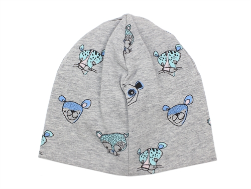 Soft Gallery beanie gray melange zoo