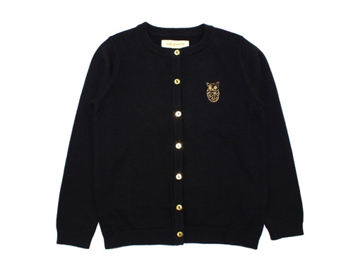 Soft Gallery cardigan Carrie owl jet black