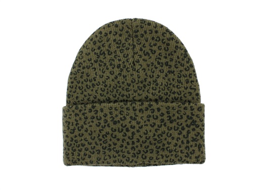 Soft Gallery knitted hat ivy green leospot