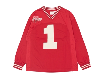 THE NEW Ruby long-sleeved T-shirt red with print