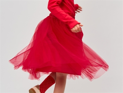 THE NEW tulle skirt red