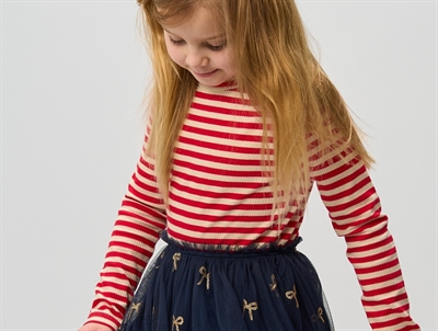 THE NEW rib T-shirt striped with long sleeves