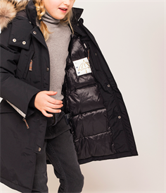 Buy Ver de winter coat arctic with down black at MilkyWalk