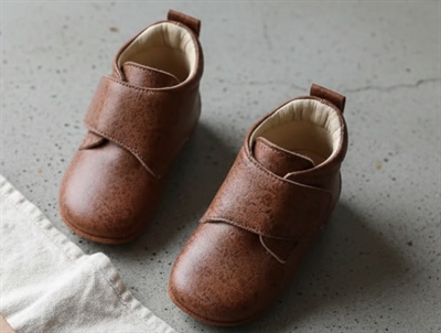 Wheat slippers amber brown flowers