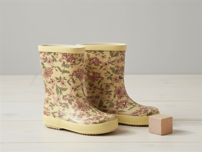 Wheat rubber boot Alpha moonstone flowers
