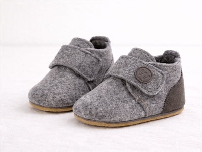 Wheat wool slippers Marlin grey wool