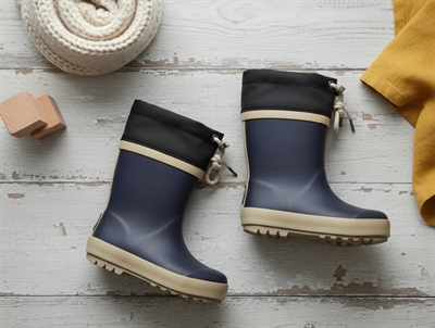 Wheat winter rubber boot black granite
