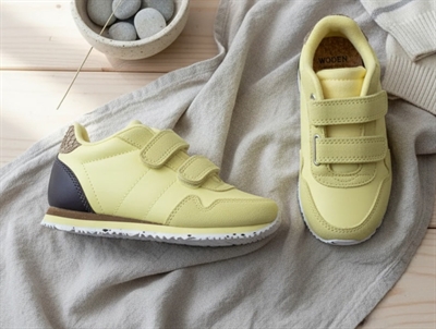 Woden Wonder sneaker Nor suede banana