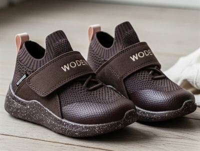Woden Kids sneaker Alex waterproof fudge