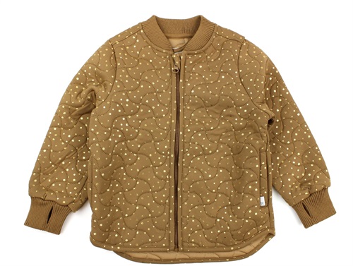 Wheat thermal jacket Loui caramel dot