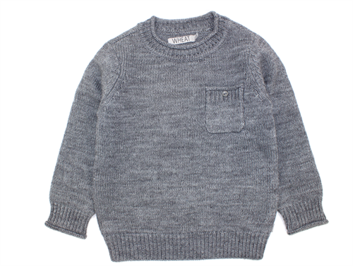 Wheat pullover Joel knit melange gray