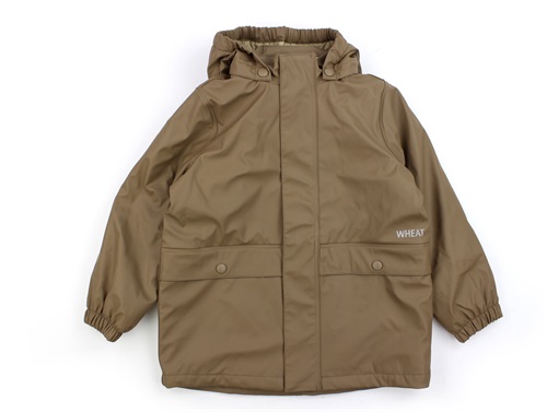 Wheat hazel thermal rain jacket Ajo