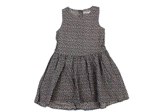 Wheat dress Sarah blue ink