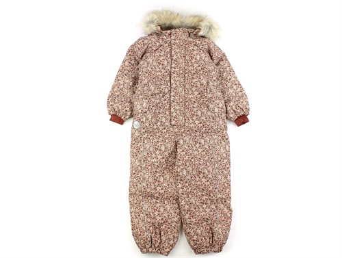 Wheat rose dust flowers tech jumpsuit Moe