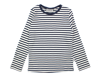 Wheat t-shirt navy stripes