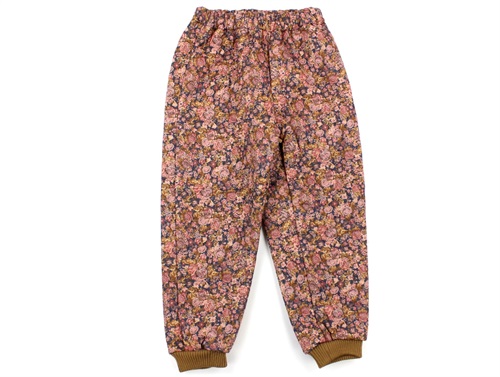 Wheat thermal trousers Alex ink flowers