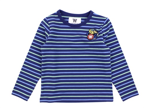 Wood Wood navy stripes top Kim HuskMitNavn