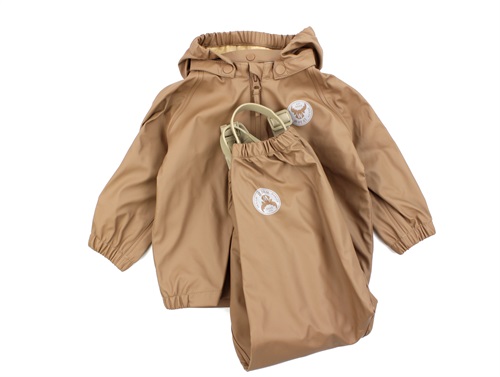 Wheat berry dust rainwear with pants and jacket Charlie