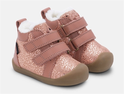 Bundgaard Bloom winter boot gold glitter with TEX
