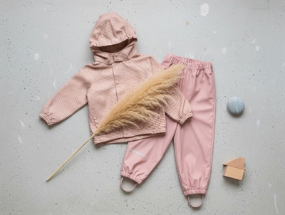 Wheat Ola rain set hazel with detachable hood