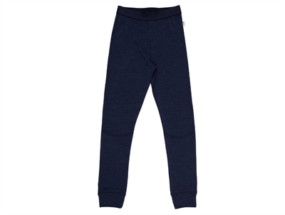 Joha navy leggings merino wool/silk  