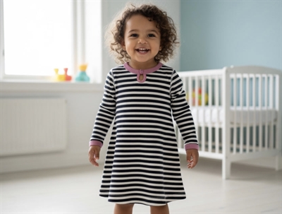 Joha nightgown bamboo stripes