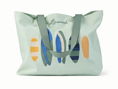 Liewood holiday dog/sandy large tote bag