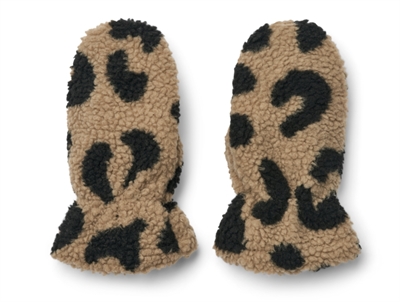 Liewood mittens pile golden caramel