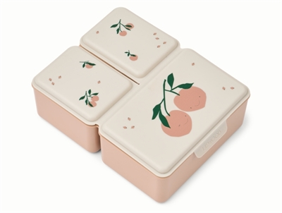 Liewood Chelsey lunchbox and bottle set berry / pale tuscany