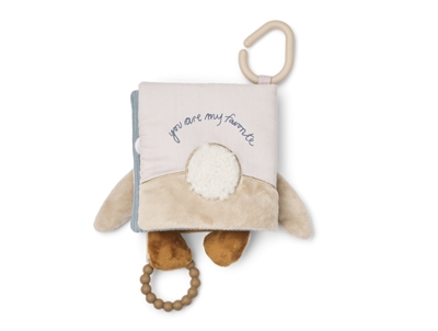 Liewood Fey fabric book sandy multi mix with rabbit and sensory elements
