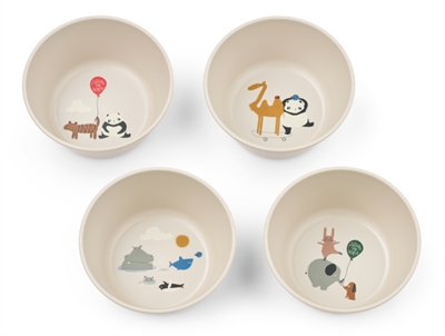 Liewood peppermint mix silicone plate Gabriel (2-pack)