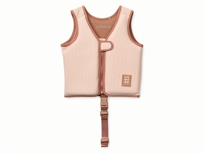 Liewood Dove swim vest pale tuscany/creme de la creme striped