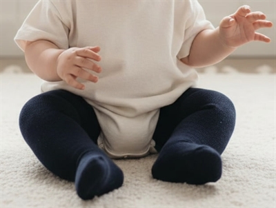 MP tights wool/cotton navy