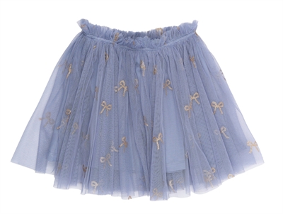 THE NEW siblings tulle skirt blue with bows