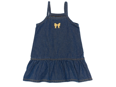 THE NEW siblings denim dress medium blue denim with butterfly